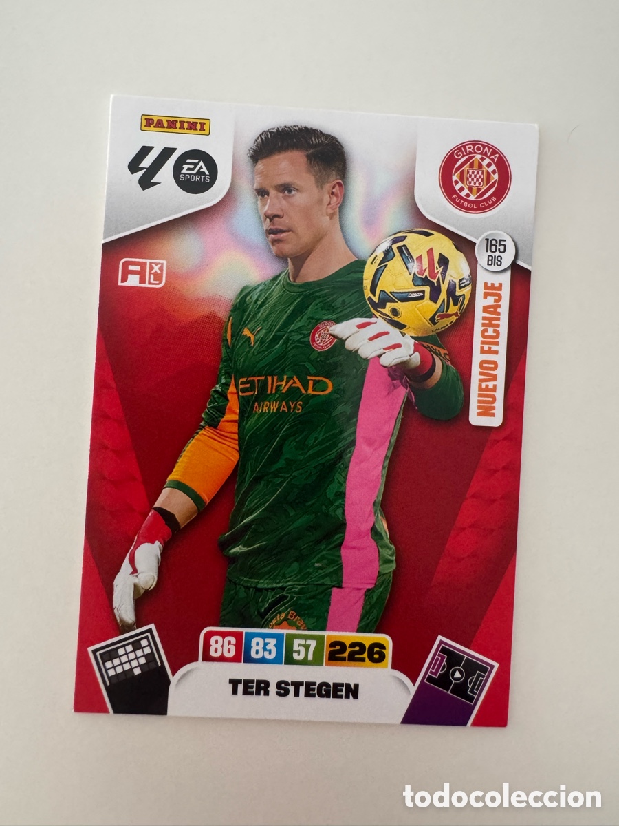 Figurine di Calcio: PANINI ADRENALYN XL LIGA 2025-2026 25-26 &ndash; Marc-Andr&eacute; ter Stegen Girona FC N&ordm; 165 BIS