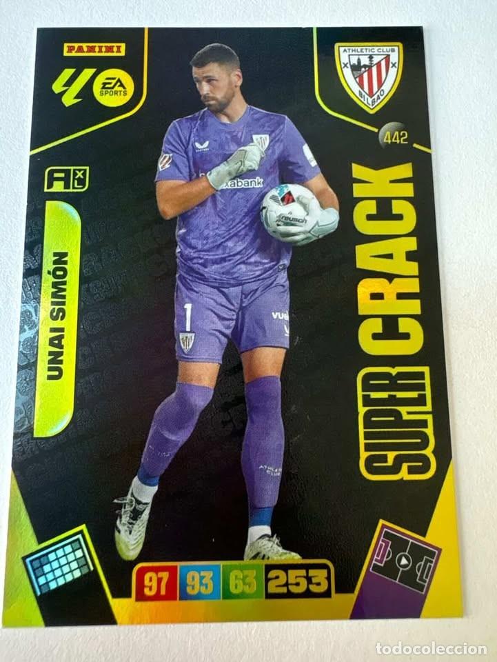 Fu&szlig;ball-Sticker: Carta Unai Sim&oacute;n Super Crack Atletic Club de Bilbao 442 Adrenalyn 2025-26