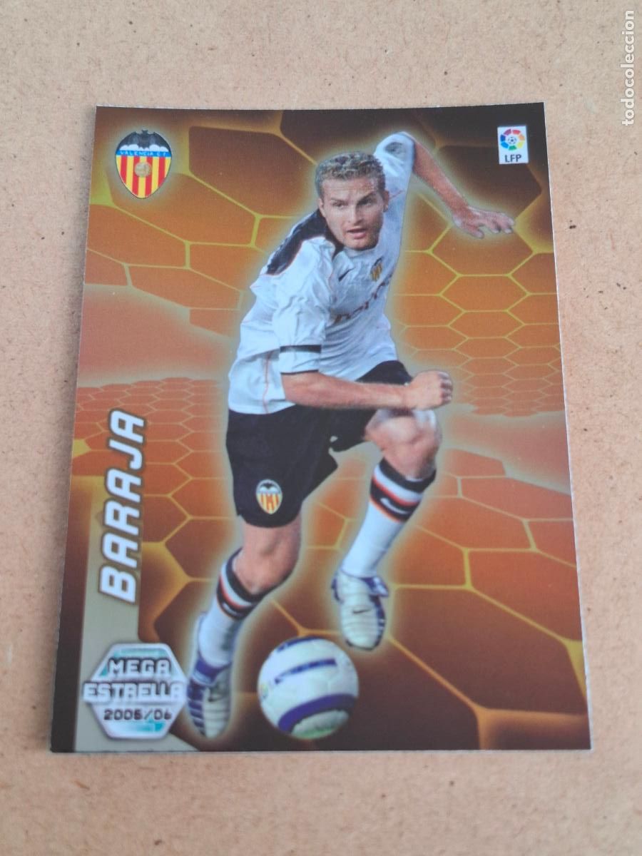 Cromos de f&uacute;tbol: MEGACRACKS 2005 2006 05 06 - PANINI - 375 BARAJA - VALENCIA CF - CP12
