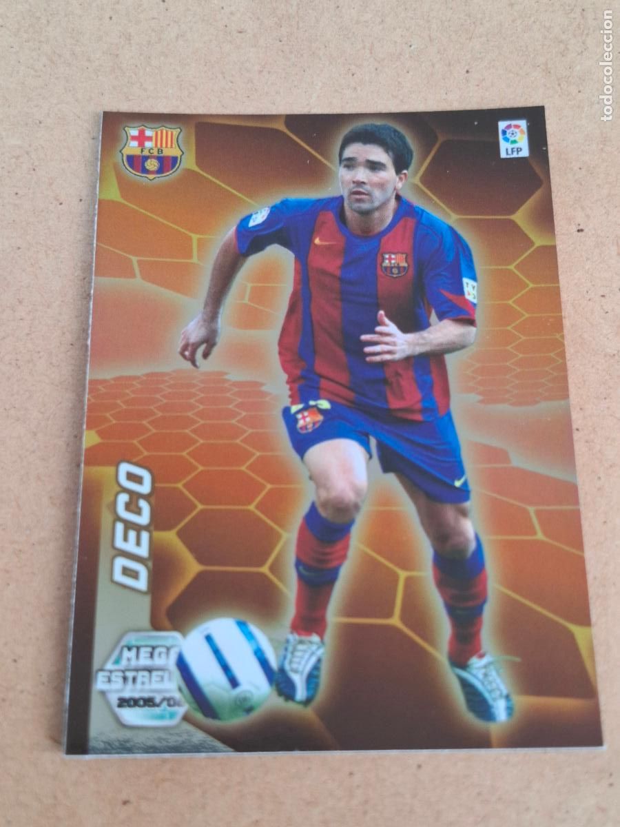 Cromos de f&uacute;tbol: MEGACRACKS 2005 2006 05 06 - PANINI - 376 DECO - FC. BARCELONA - CP12