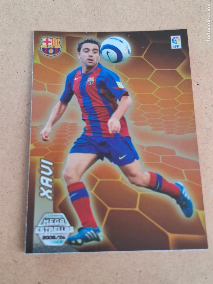 Cromos de f&uacute;tbol: MEGACRACKS 2005 2006 05 06 - PANINI - 377 XAVI - FC. BARCELONA - CP12