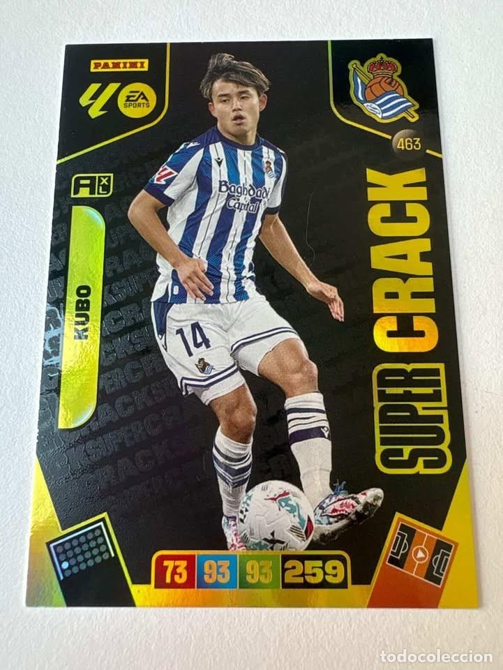 Cromos de f&uacute;tbol: Carta Kubo Super Crack Real Sociedad 463 Adrenalyn 2025-26