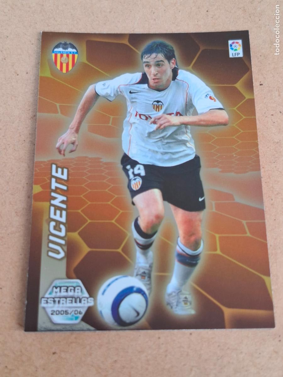 Cromos de f&uacute;tbol: MEGACRACKS 2005 2006 05 06 - PANINI - 382 VICENTE - VALENCIA CF - CP12