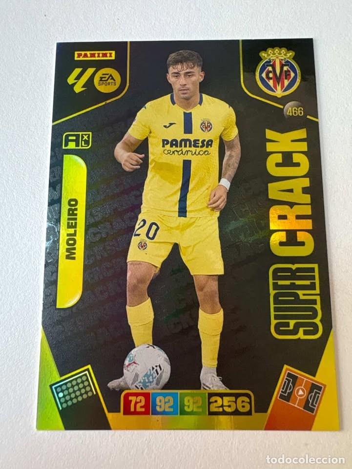 Cromos de f&uacute;tbol: Carta Moleiro Super Crack Villareal 466 Adrenalyn 2025-26