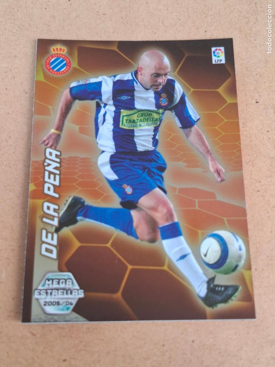Cromos de f&uacute;tbol: MEGACRACKS 2005 2006 05 06 - PANINI - 383 DE LA PE&Ntilde;A - RCD. ESPANYOL - CP12
