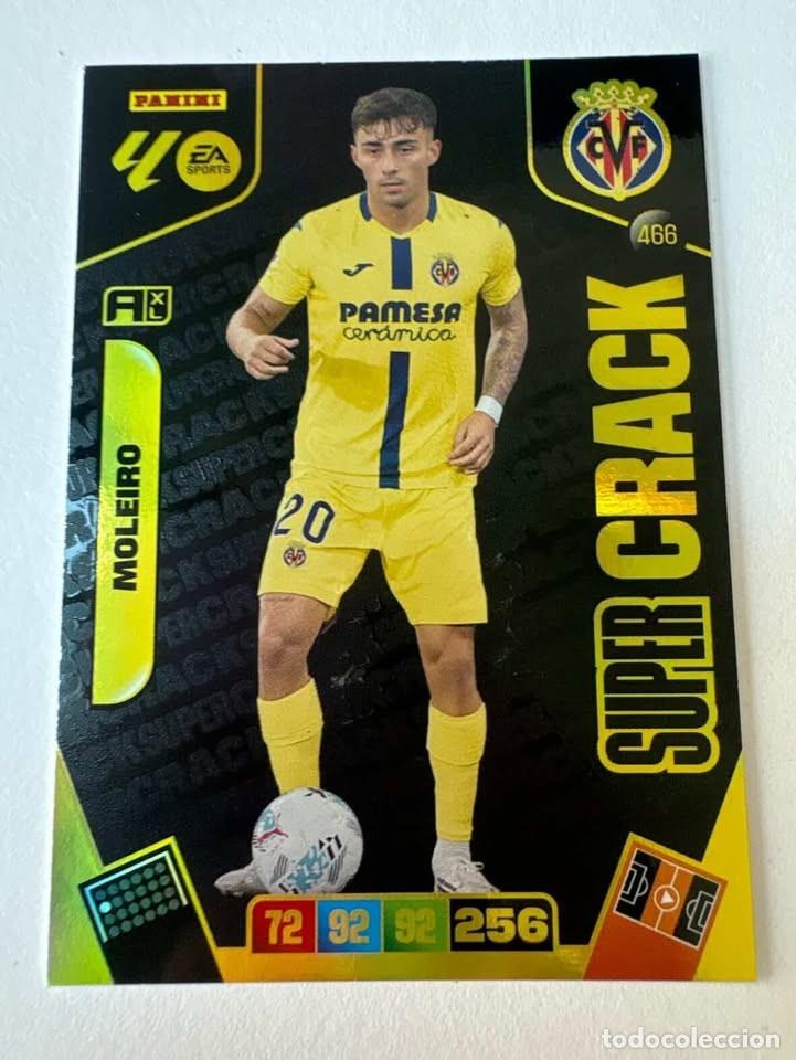 Cromos de f&uacute;tbol: Carta Moleiro Super Crack Villareal 466 Adrenalyn 2025-26