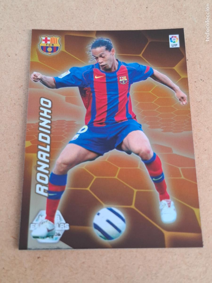 Cromos de Futebol: MEGACRACKS 2005 2006 05 06 - PANINI - 386 RONALDINHO - FC. BARCELONA - CP12