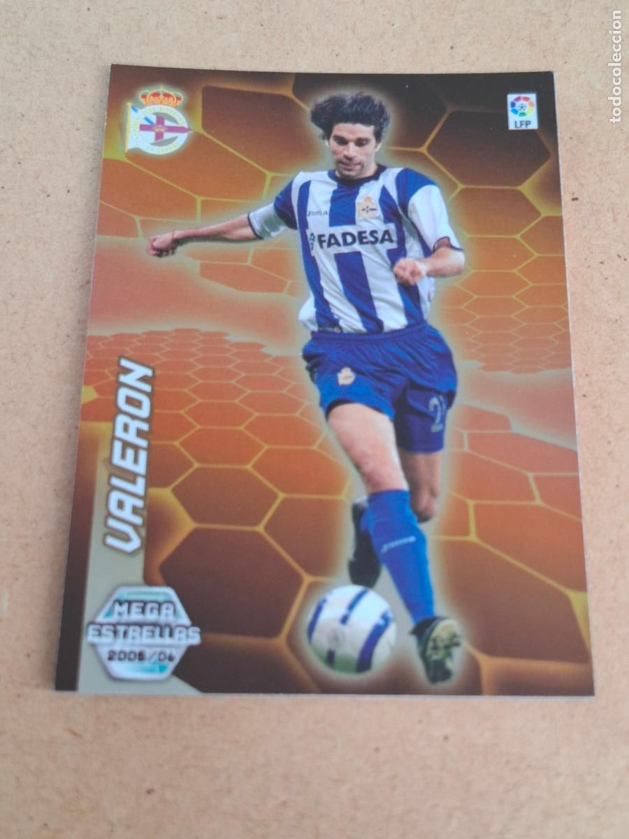 Cromos de Futebol: MEGACRACKS 2005 2006 05 06 - PANINI - 388 VALER&Oacute;N - R.C. DEPORTIVO - CP12