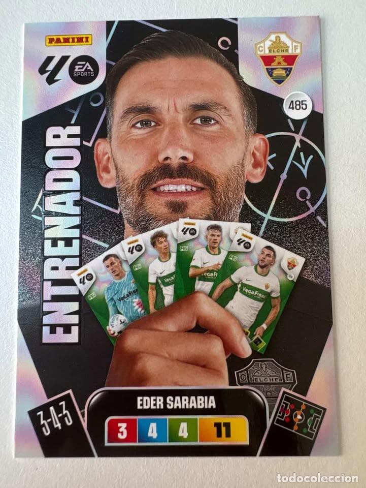 Cromos de Futebol: Carta Eder Sarabia Entrenador Elche 485 Adrenalyn 2025-26