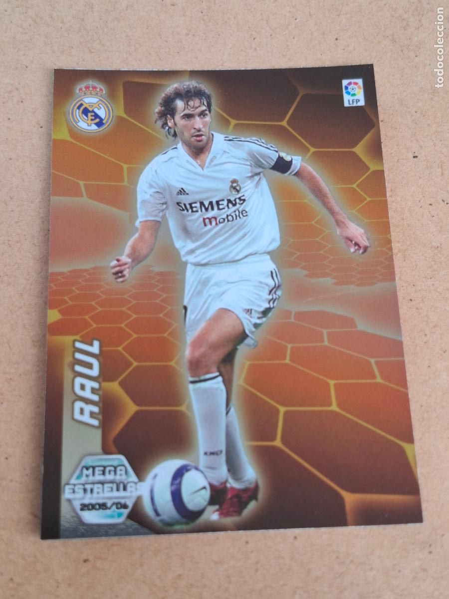 Figurine di Calcio: MEGACRACKS 2005 2006 05 06 - PANINI - 389 RA&Uacute;L - REAL MADRID - CP12