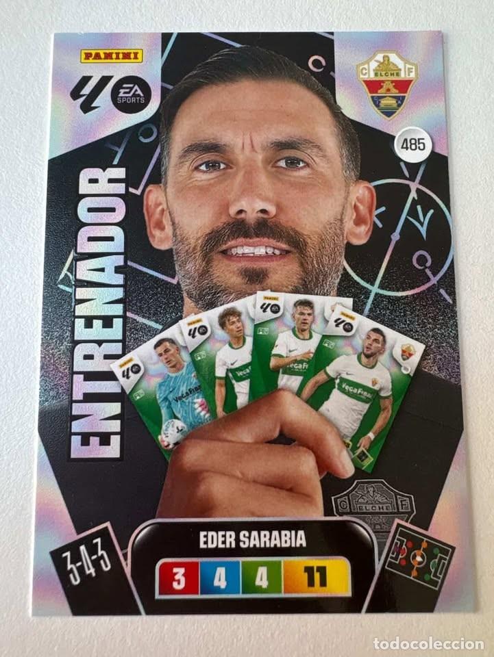 Cromos de Futebol: Carta Eder Sarabia Entrenador Elche 485 Adrenalyn 2025-26
