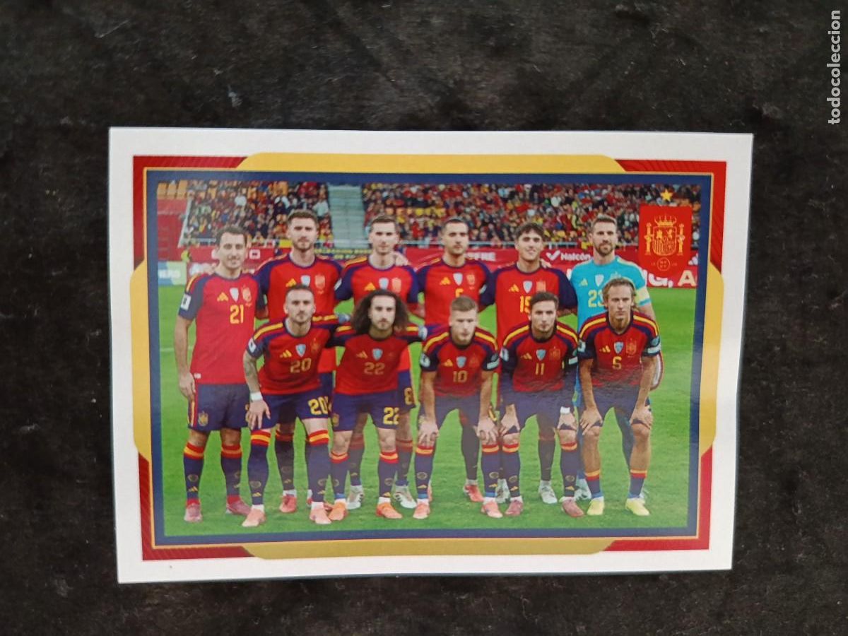 Figurine di Calcio: ESPA&Ntilde;A 2026 PANINI. CARREFOUR. #4 EQUIPO SELECCI&Oacute;N ESPA&Ntilde;OLA