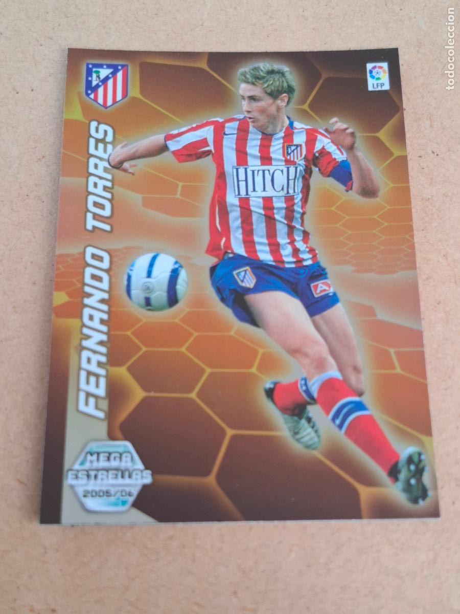 Cromos de f&uacute;tbol: MEGACRACKS 2005 2006 05 06 - PANINI - 394 FERNANDO TORRES - AT. MADRID - CP12