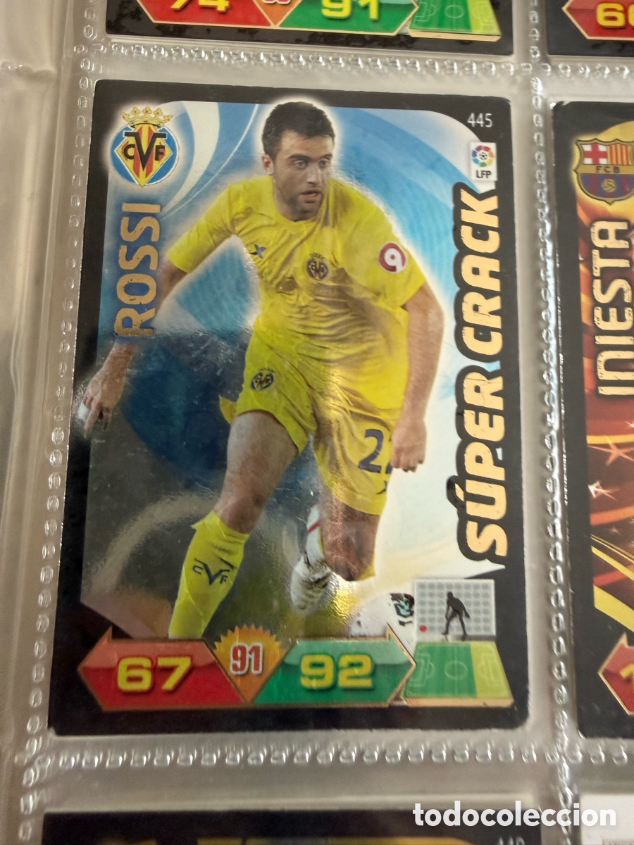 Cromos de f&uacute;tbol: ADRENALYN XL. 2011-12. ROSSI. S&uacute;per Crack