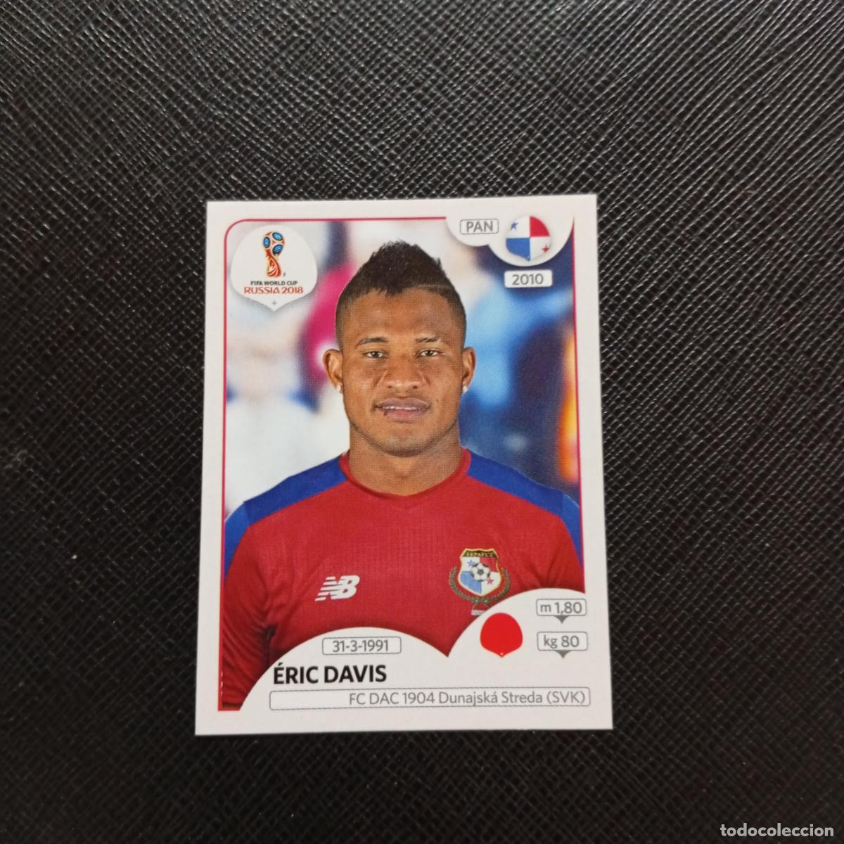 Cromos de f&uacute;tbol: 540 ERIC DAVIS PANANA PANINI MUNDIAL RUSIA 2018 CROMO FUTBOL 18 - SIN PEGAR - CJ2