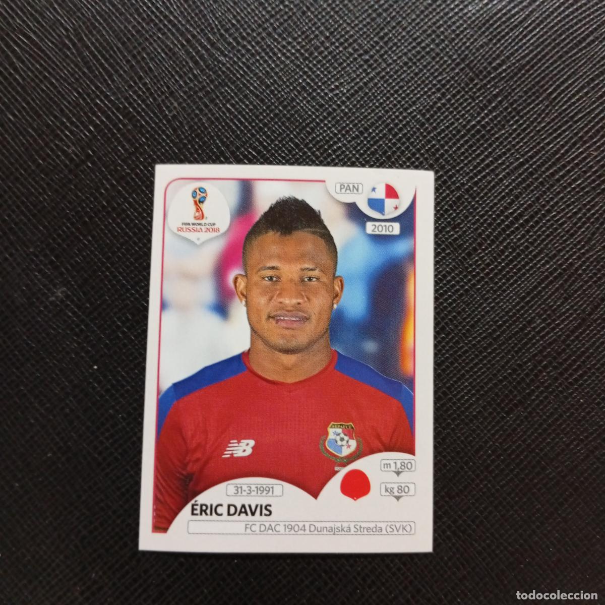 Cromos de f&uacute;tbol: 540 ERIC DAVIS PANANA PANINI MUNDIAL RUSIA 2018 CROMO FUTBOL 18 - SIN PEGAR - CJ2
