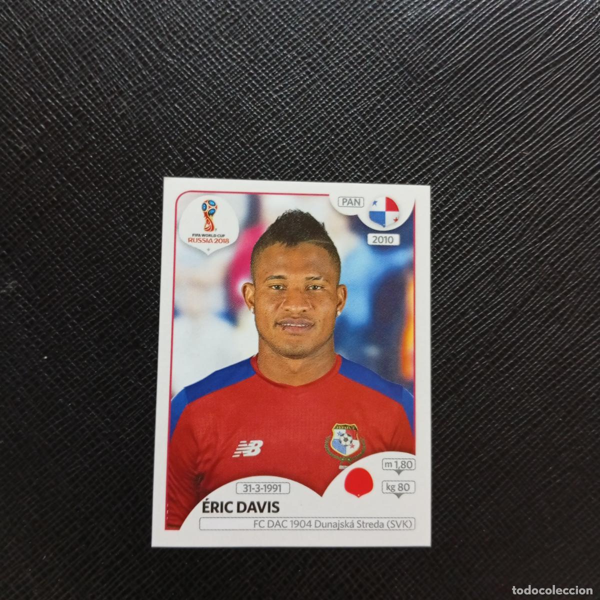 Cromos de f&uacute;tbol: 540 ERIC DAVIS PANANA PANINI MUNDIAL RUSIA 2018 CROMO FUTBOL 18 - SIN PEGAR - CJ2