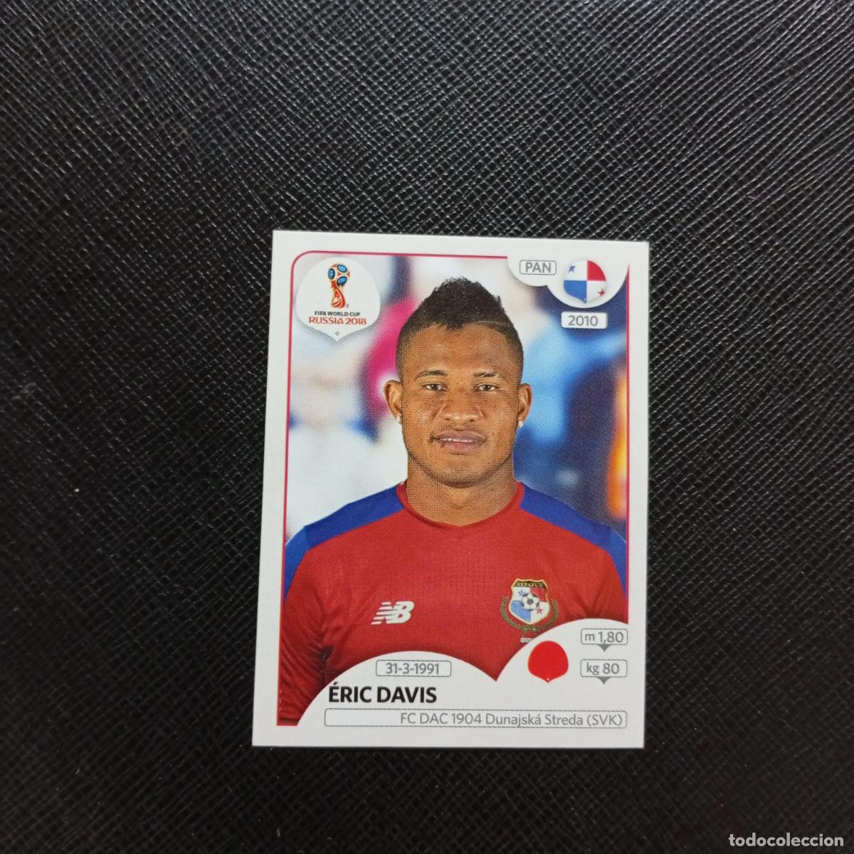 Cromos de f&uacute;tbol: 540 ERIC DAVIS PANANA PANINI MUNDIAL RUSIA 2018 CROMO FUTBOL 18 - SIN PEGAR - CJ2 ..