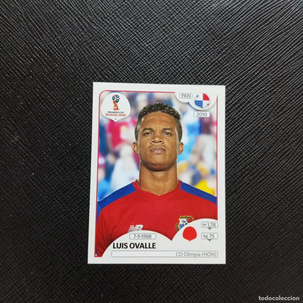 Cromos de f&uacute;tbol: 541 LUIS OVALLE PANANA PANINI MUNDIAL RUSIA 2018 CROMO FUTBOL 18 - SIN PEGAR - CJ2