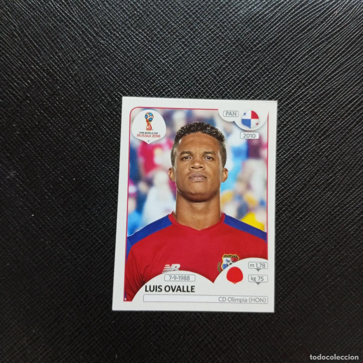 Cromos de f&uacute;tbol: 541 LUIS OVALLE PANANA PANINI MUNDIAL RUSIA 2018 CROMO FUTBOL 18 - SIN PEGAR - CJ2