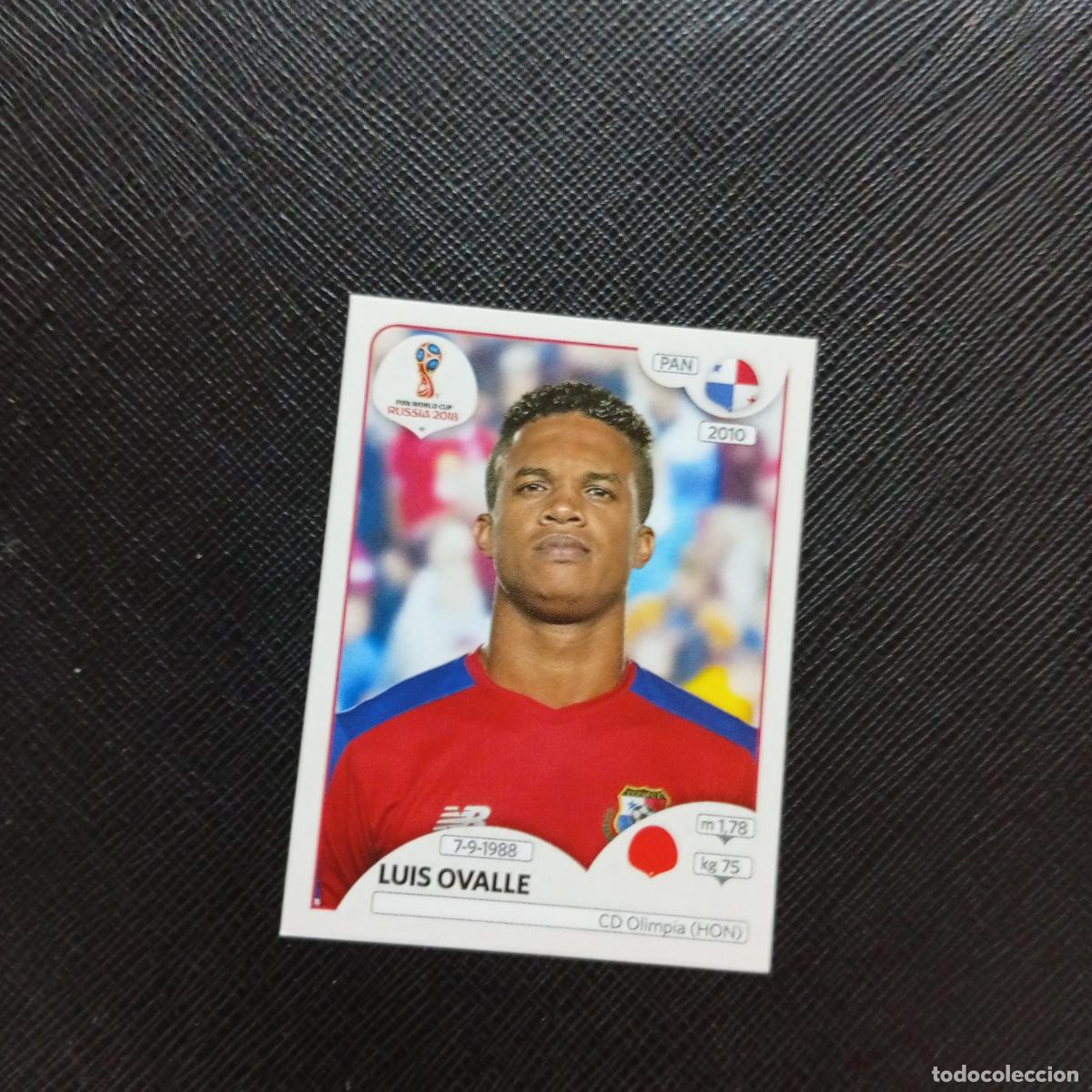 Cromos de f&uacute;tbol: 541 LUIS OVALLE PANANA PANINI MUNDIAL RUSIA 2018 CROMO FUTBOL 18 - SIN PEGAR - CJ2