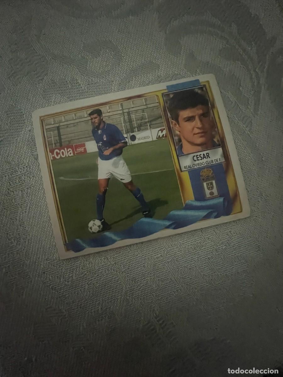Cromos de f&uacute;tbol: CESAR COLOCA REAL OVIEDOL SIN PEGAR LIGA ESTE 1995/96 95 96