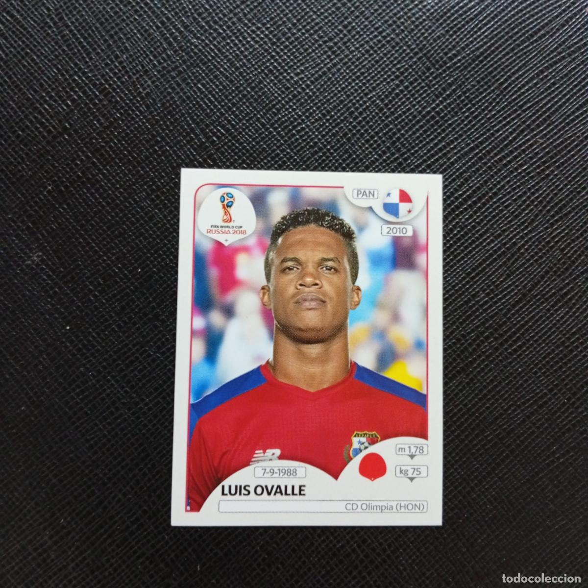 Cromos de f&uacute;tbol: 541 LUIS OVALLE PANANA PANINI MUNDIAL RUSIA 2018 CROMO FUTBOL 18 - SIN PEGAR - CJ2 .