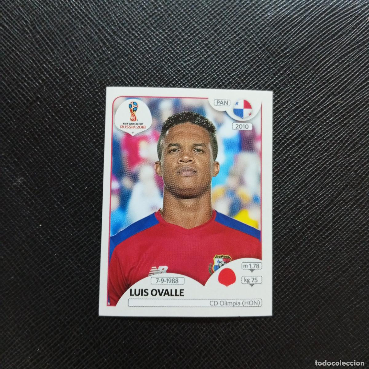 Cromos de f&uacute;tbol: 541 LUIS OVALLE PANANA PANINI MUNDIAL RUSIA 2018 CROMO FUTBOL 18 - SIN PEGAR - CJ2 .