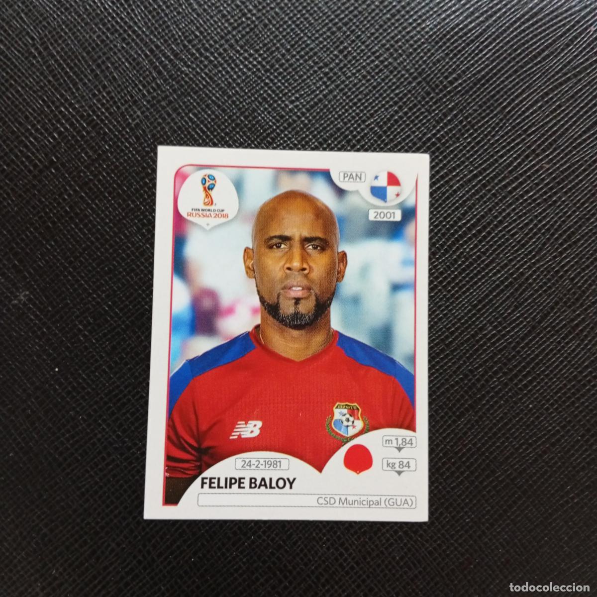 Figurine di Calcio: 542 FELIPE BALOY PANANA PANINI MUNDIAL RUSIA 2018 CROMO FUTBOL 18 - SIN PEGAR - CJ2