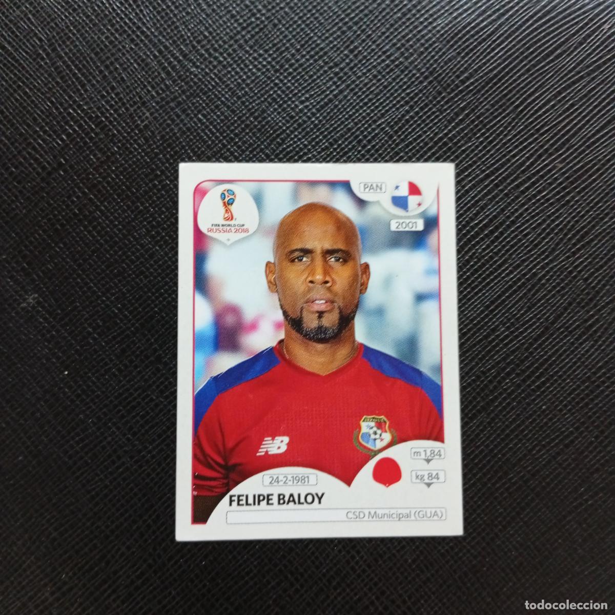 Cromos de f&uacute;tbol: 542 FELIPE BALOY PANANA PANINI MUNDIAL RUSIA 2018 CROMO FUTBOL 18 - SIN PEGAR - CJ2 .