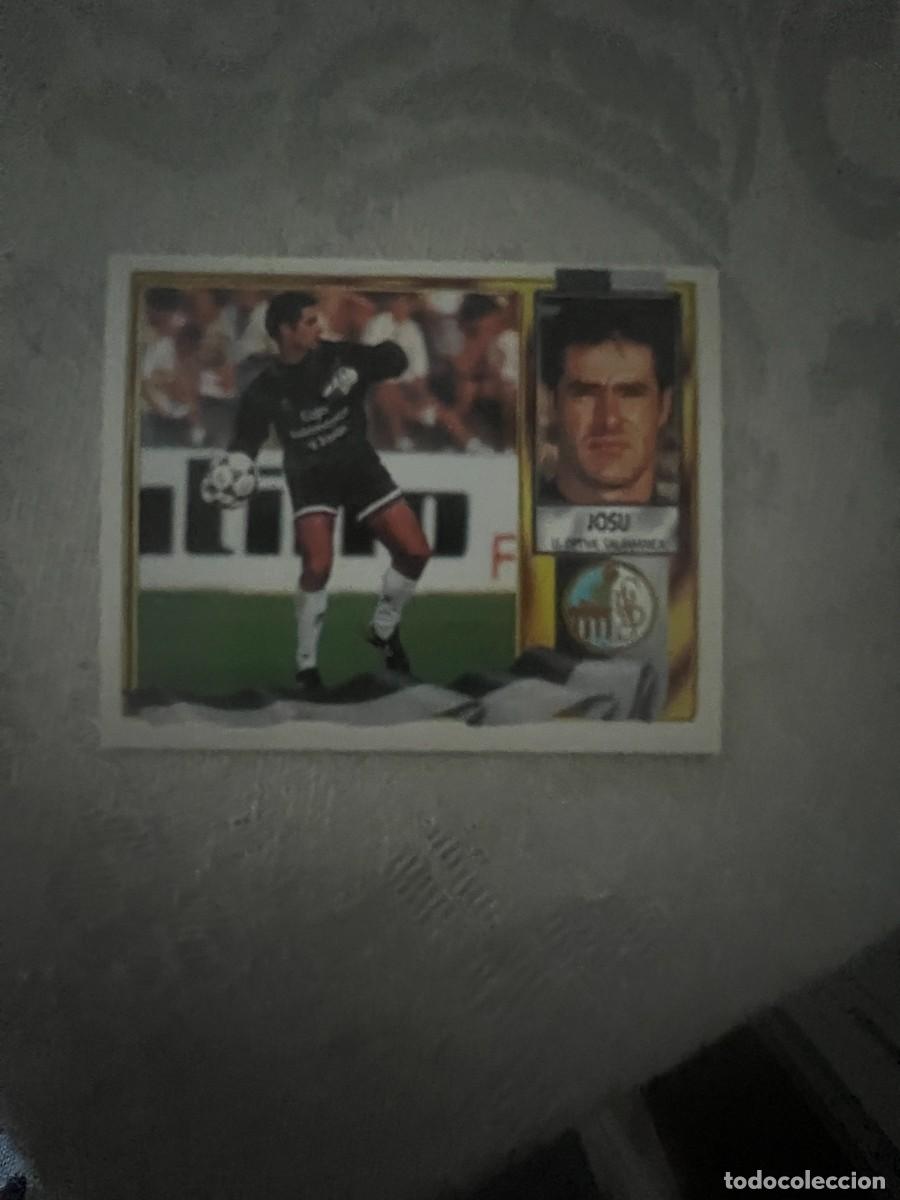 Cromos de f&uacute;tbol: JOSU SALAMANCA COLOCA SIN PEGAR LIGA ESTE 1995/96 95 96