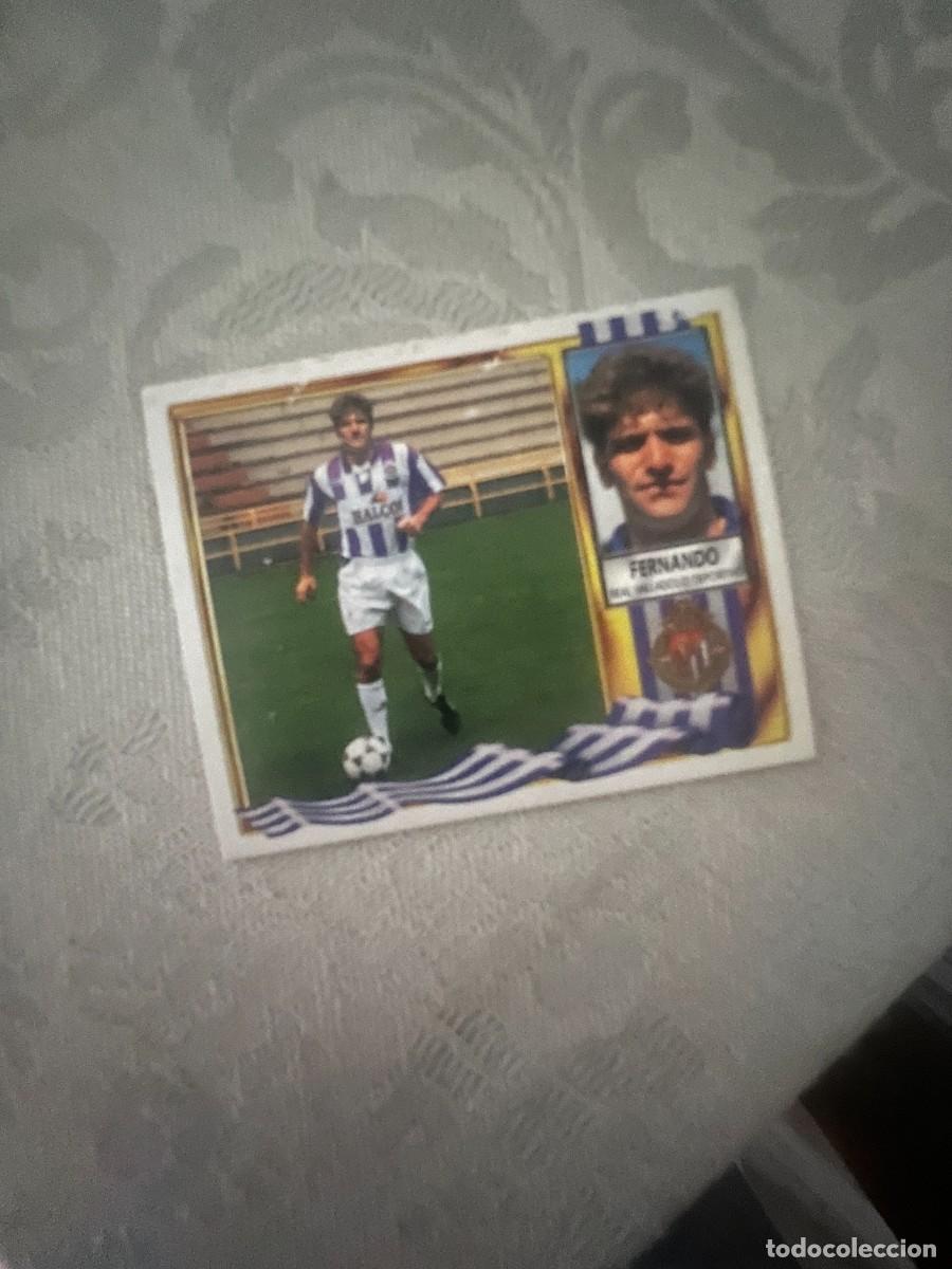 Cromos de Futebol: FERNANDO REAL VALLADOLID VERSI&Oacute;N HALC&Oacute;N SIN PEGAR LIGA ESTE 1995/96 95 96