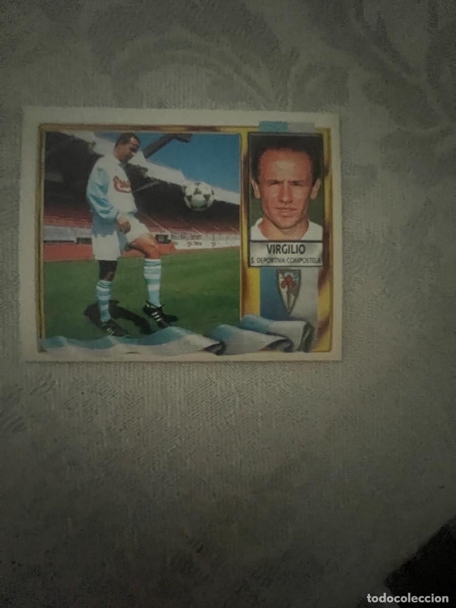 Cromos de f&uacute;tbol: VIRGILIO COMPOSTELA COLOCA SIN PEGAR LIGA ESTE 1995/96 95 96