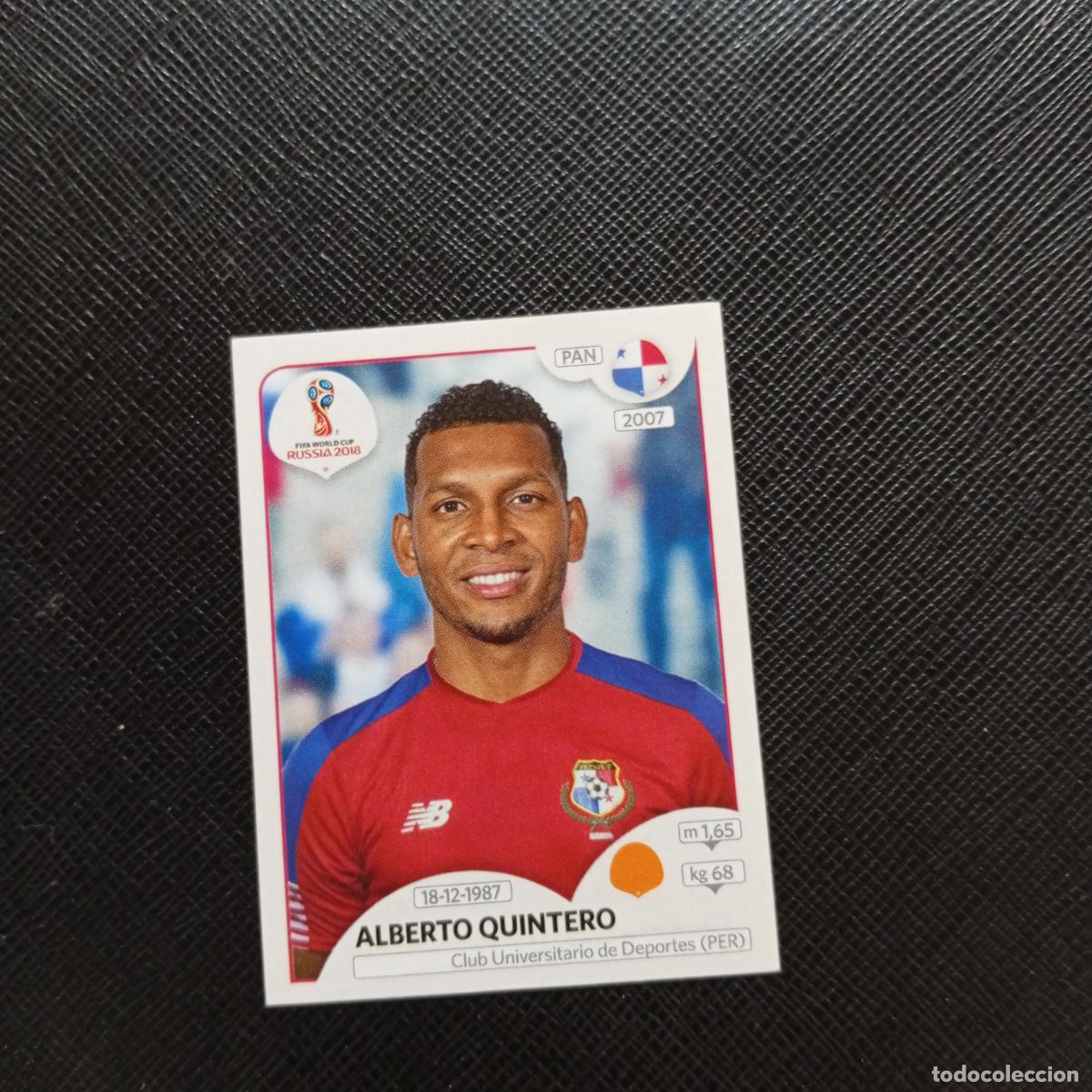 Cromos de f&uacute;tbol: 546 ALBERTO QUINTERO PANAMA PANINI MUNDIAL RUSIA 2018 CROMO FUTBOL 18 - SIN PEGAR - CJ2 .