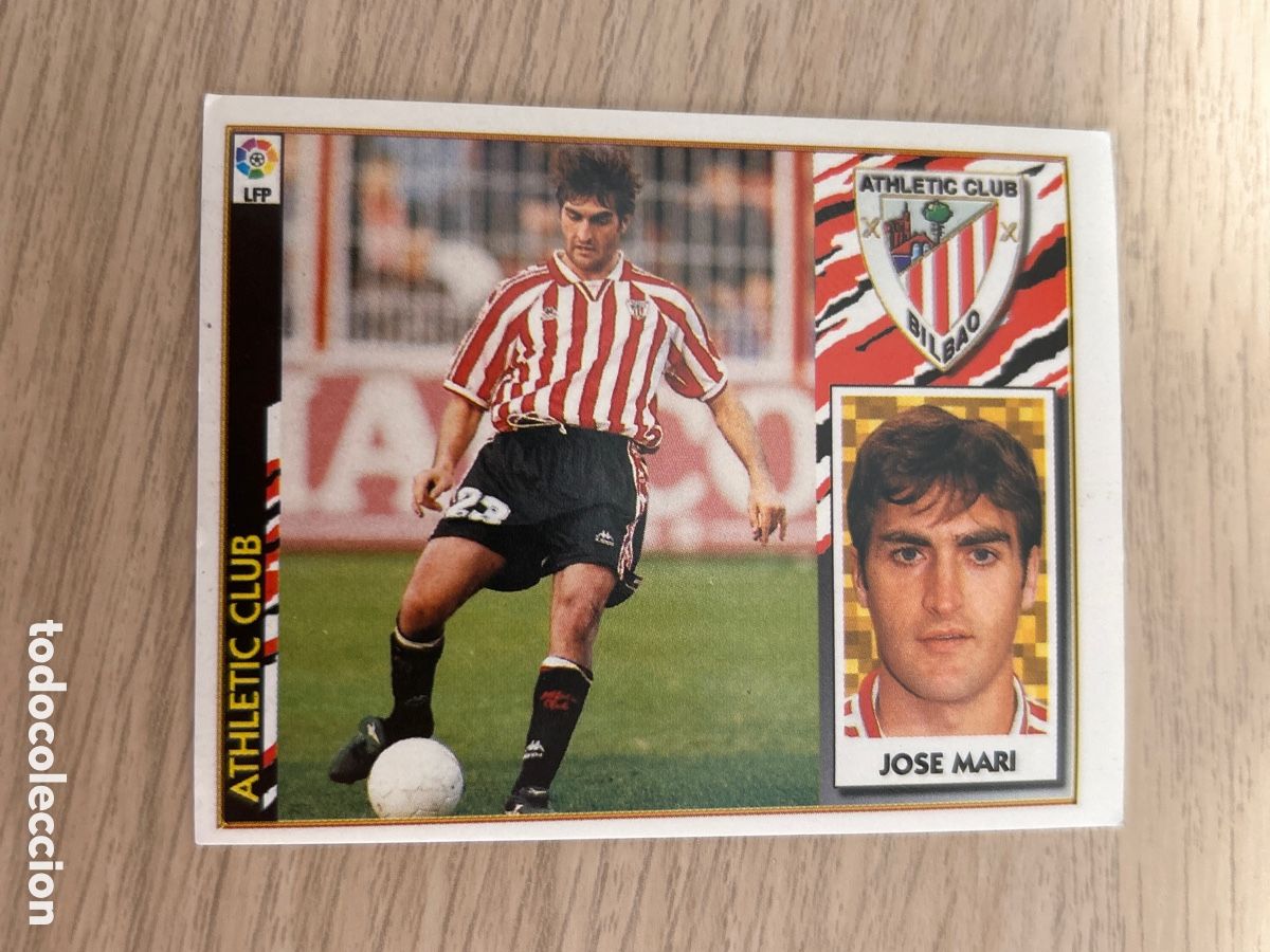 Cromos de f&uacute;tbol: JOSE MARI ATHLETIC DE BILBAO LIGA ESTE 1997 1998 97 98 NUNCA PEGADO SIN PEGAR