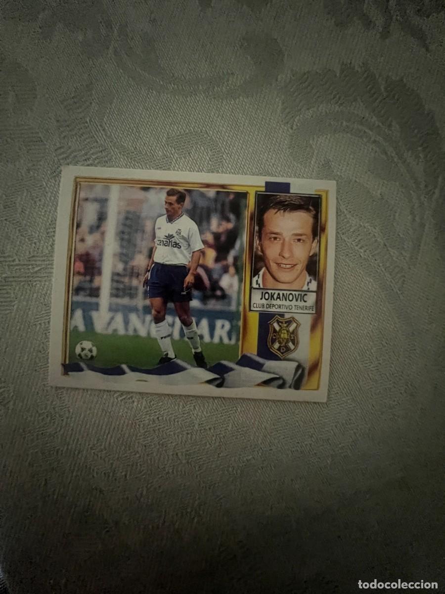 Cromos de f&uacute;tbol: JOKANOVIC TENERIFE COLOCA SIN PEGAR LIGA ESTE 1995/96 95 96