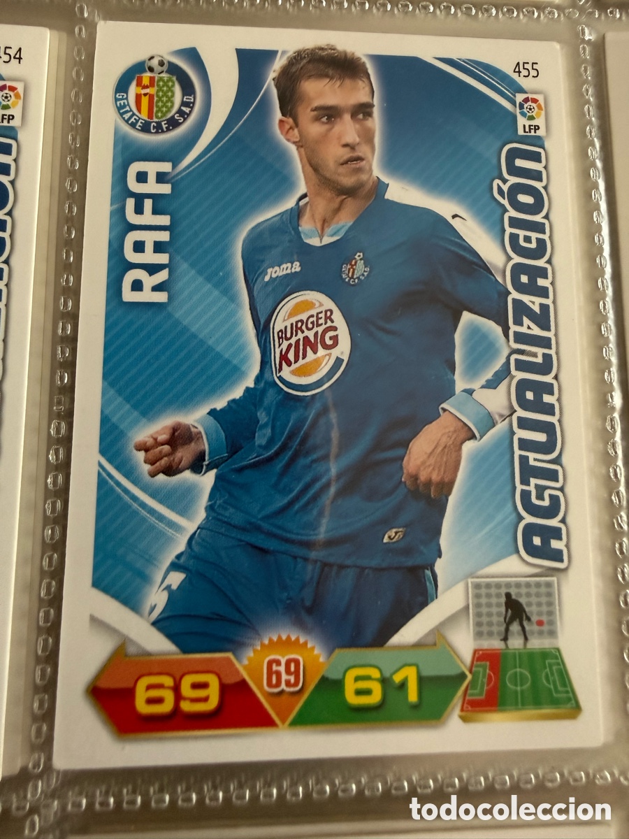 Cromos de f&uacute;tbol: ADRENALYN XL. 2011-12. RAFA ( Getafe ). ACTUALIZACI&Oacute;N