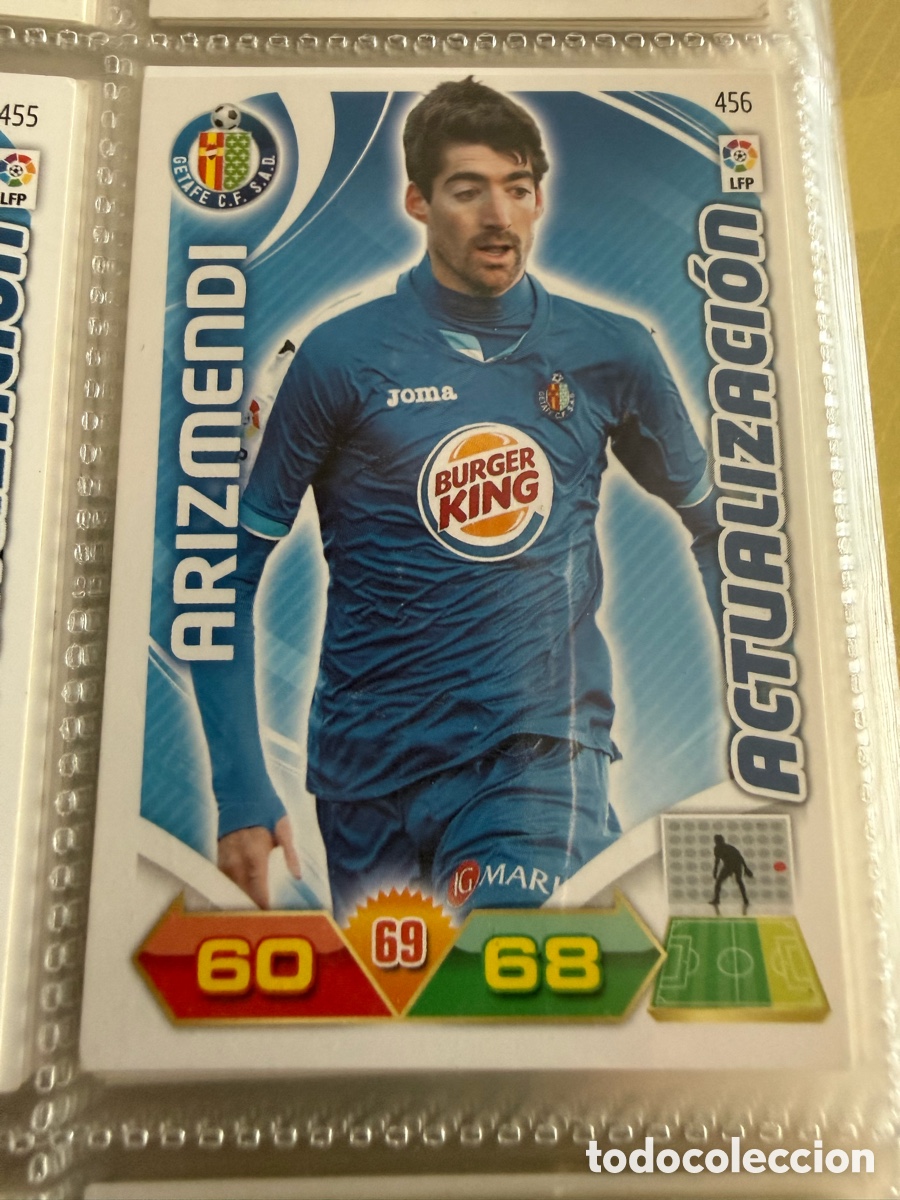 Cromos de f&uacute;tbol: ADRENALYN XL. 2011-12. ARIZMENDI ( Getafe ) ACTUALIZACI&Oacute;N