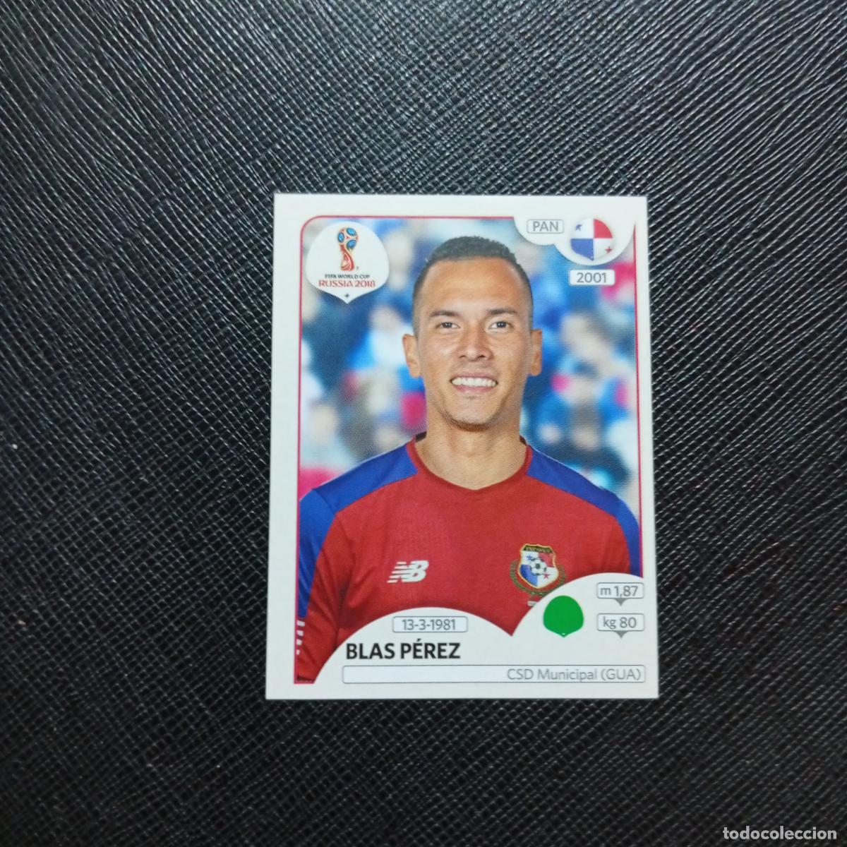 Cromos de f&uacute;tbol: 548 BLAS PEREZ PANAMA PANINI MUNDIAL RUSIA 2018 CROMO FUTBOL 18 - SIN PEGAR - CJ2 ..