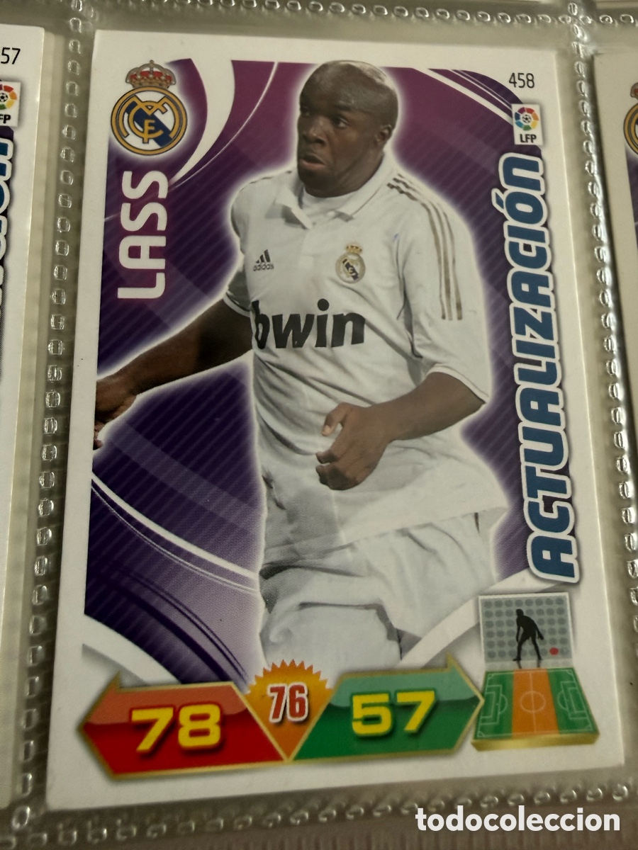 Fu&szlig;ball-Sticker: ADRENALYN XL. 2011-12. LASS ( Real Madrid) ACTUACI&Oacute;N
