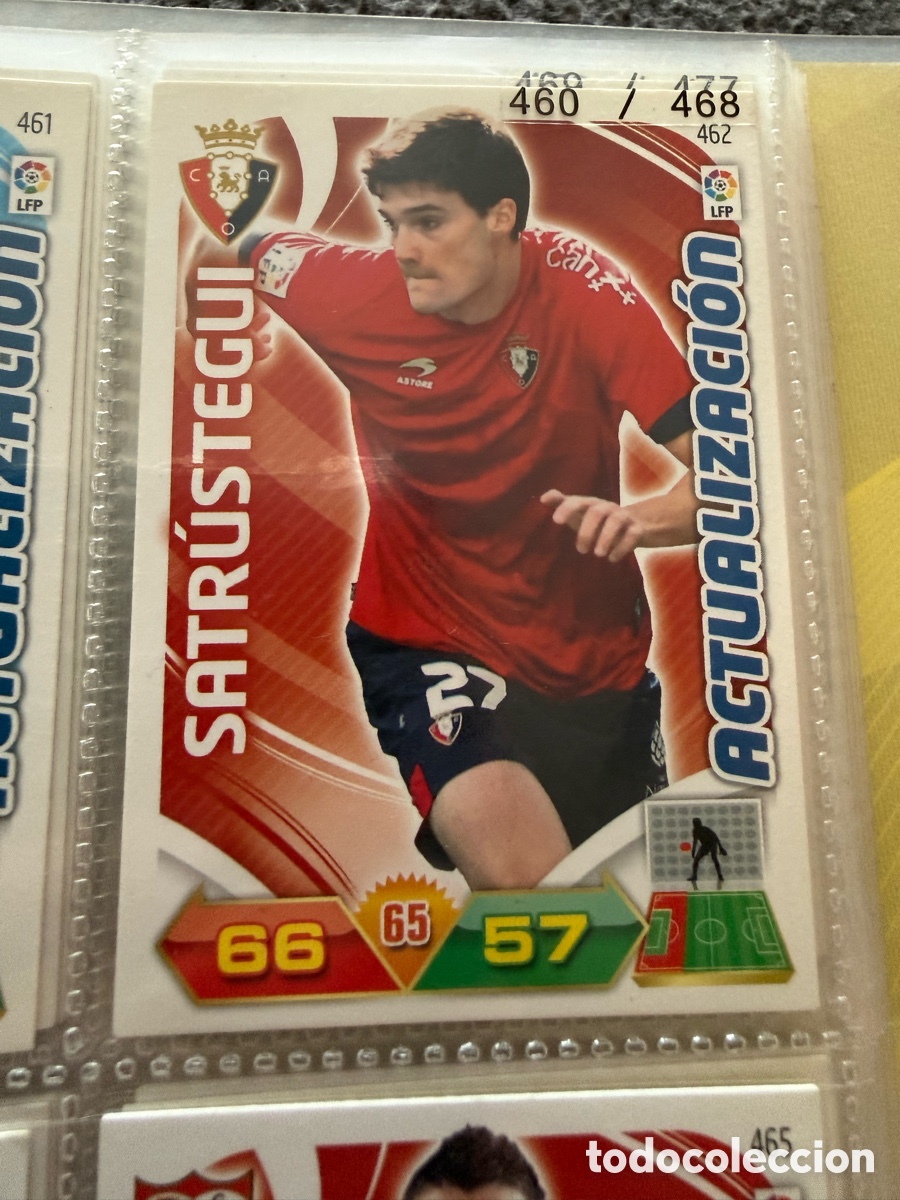 Cromos de f&uacute;tbol: ADRENALYN XL. 2011-12. SATRUSTEGUI ( Osasuna ). ACTUALIZACI&Oacute;N
