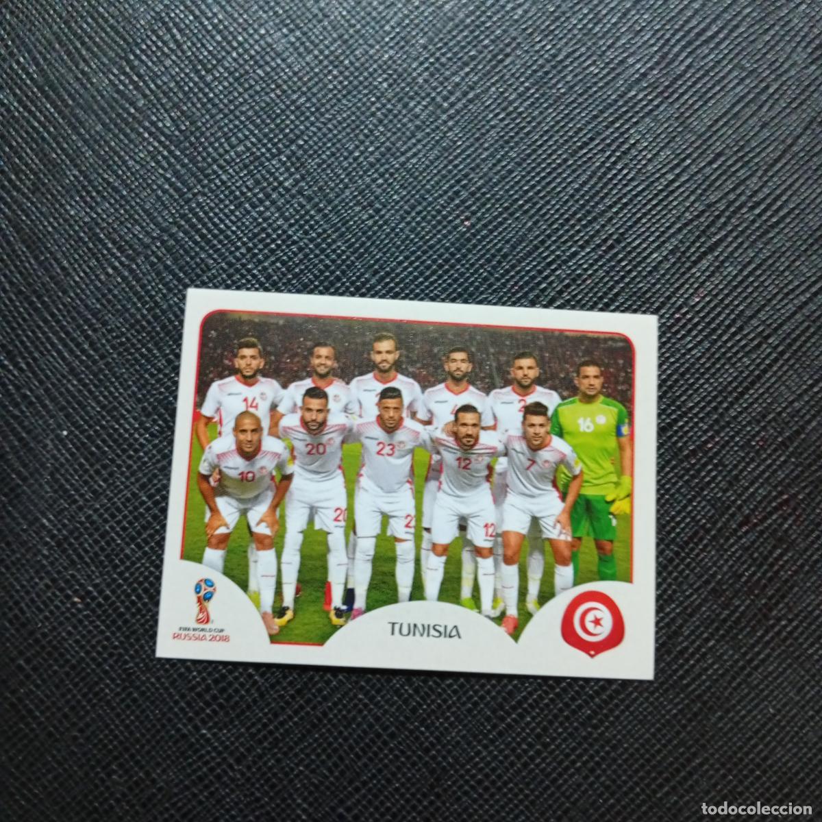 Cromos de f&uacute;tbol: 553 ALINEACION TUNEZ PANINI MUNDIAL RUSIA 2018 CROMO FUTBOL 18 - SIN PEGAR - CJ2