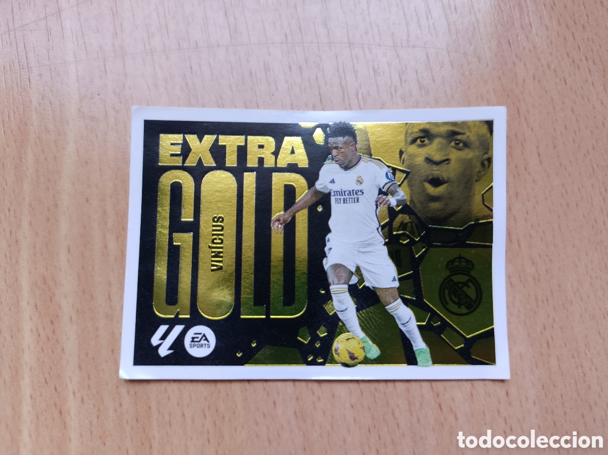 Cromos de f&uacute;tbol: Vinicius EXTRA GOLD 2024/25 Real Madrid