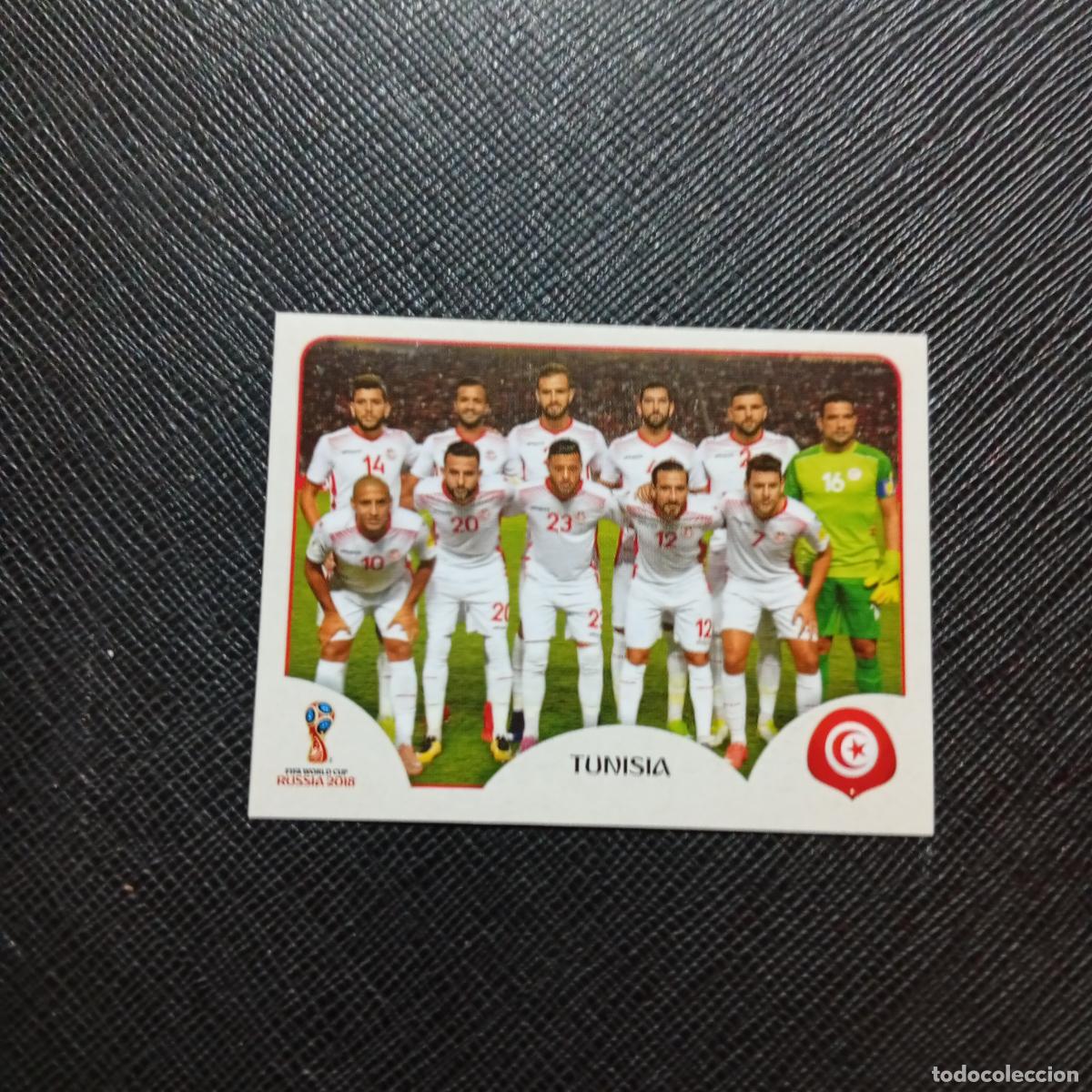 Cromos de f&uacute;tbol: 553 ALINEACION TUNEZ PANINI MUNDIAL RUSIA 2018 CROMO FUTBOL 18 - SIN PEGAR - CJ2