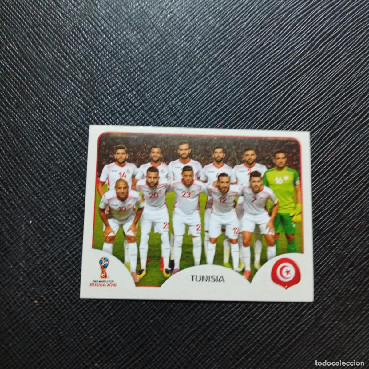 Cromos de f&uacute;tbol: 553 ALINEACION TUNEZ PANINI MUNDIAL RUSIA 2018 CROMO FUTBOL 18 - SIN PEGAR - CJ2 .