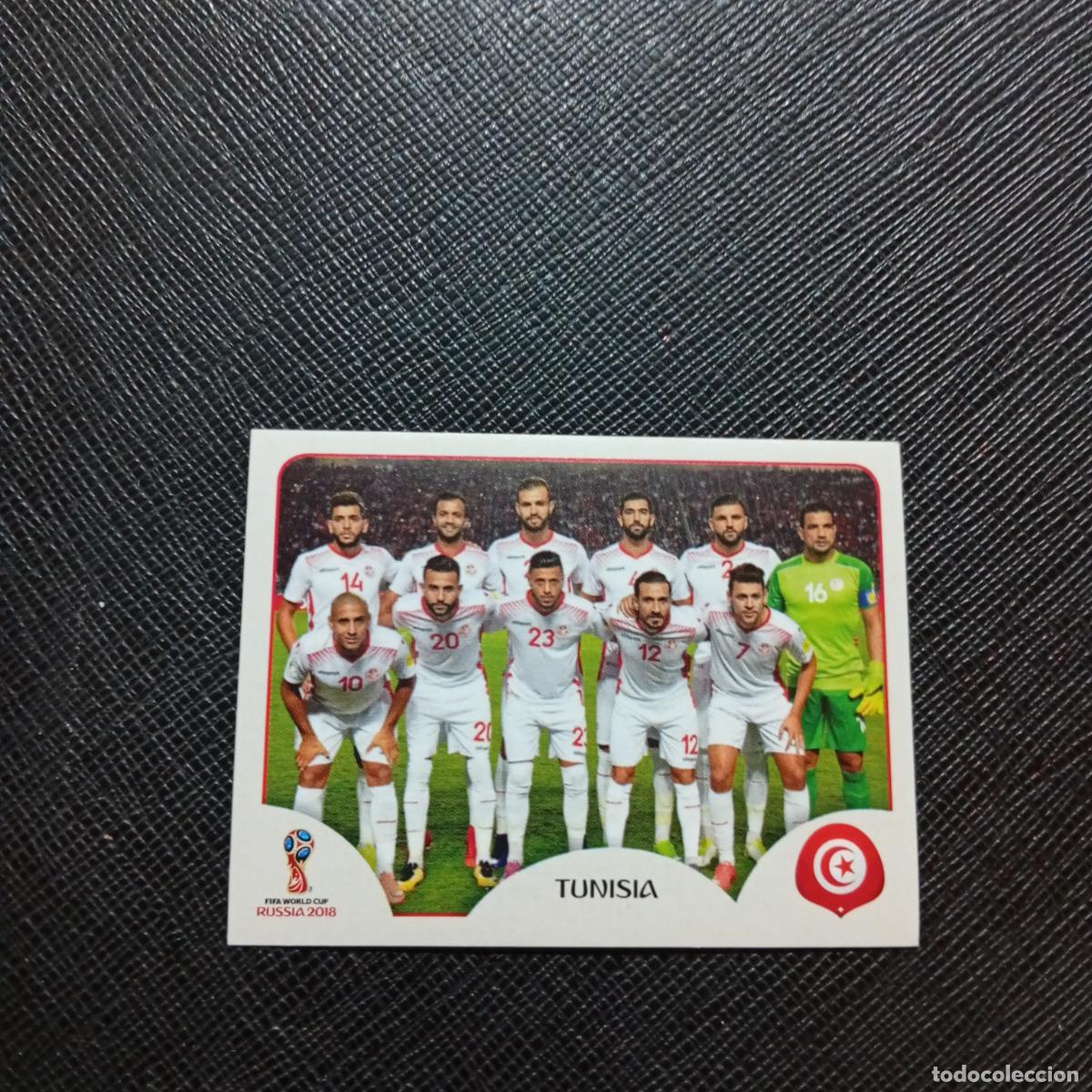 Cromos de f&uacute;tbol: 553 ALINEACION TUNEZ PANINI MUNDIAL RUSIA 2018 CROMO FUTBOL 18 - SIN PEGAR - CJ2 ..