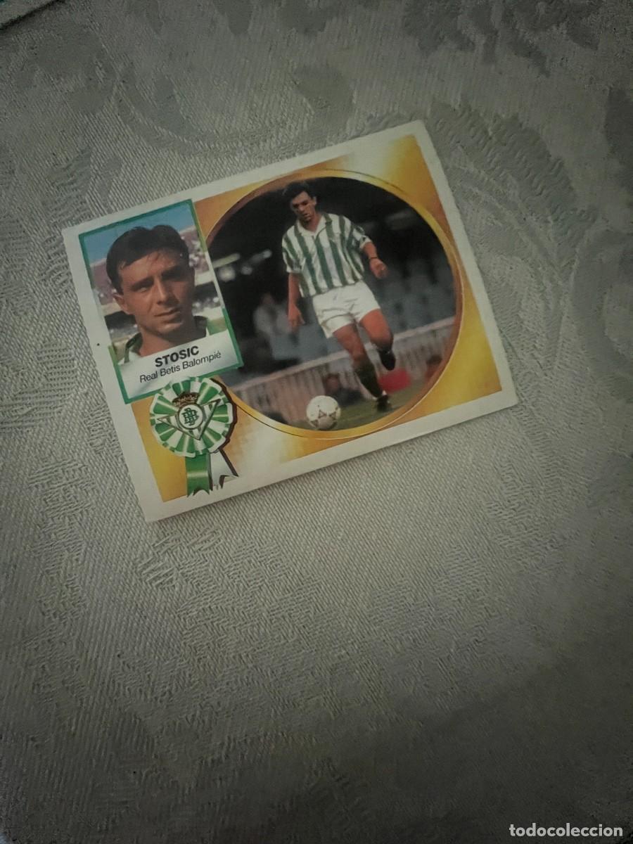 Cromos de f&uacute;tbol: STOSIC BETIS COLOCA SIN PEGAR LIGA ESTE 94 95