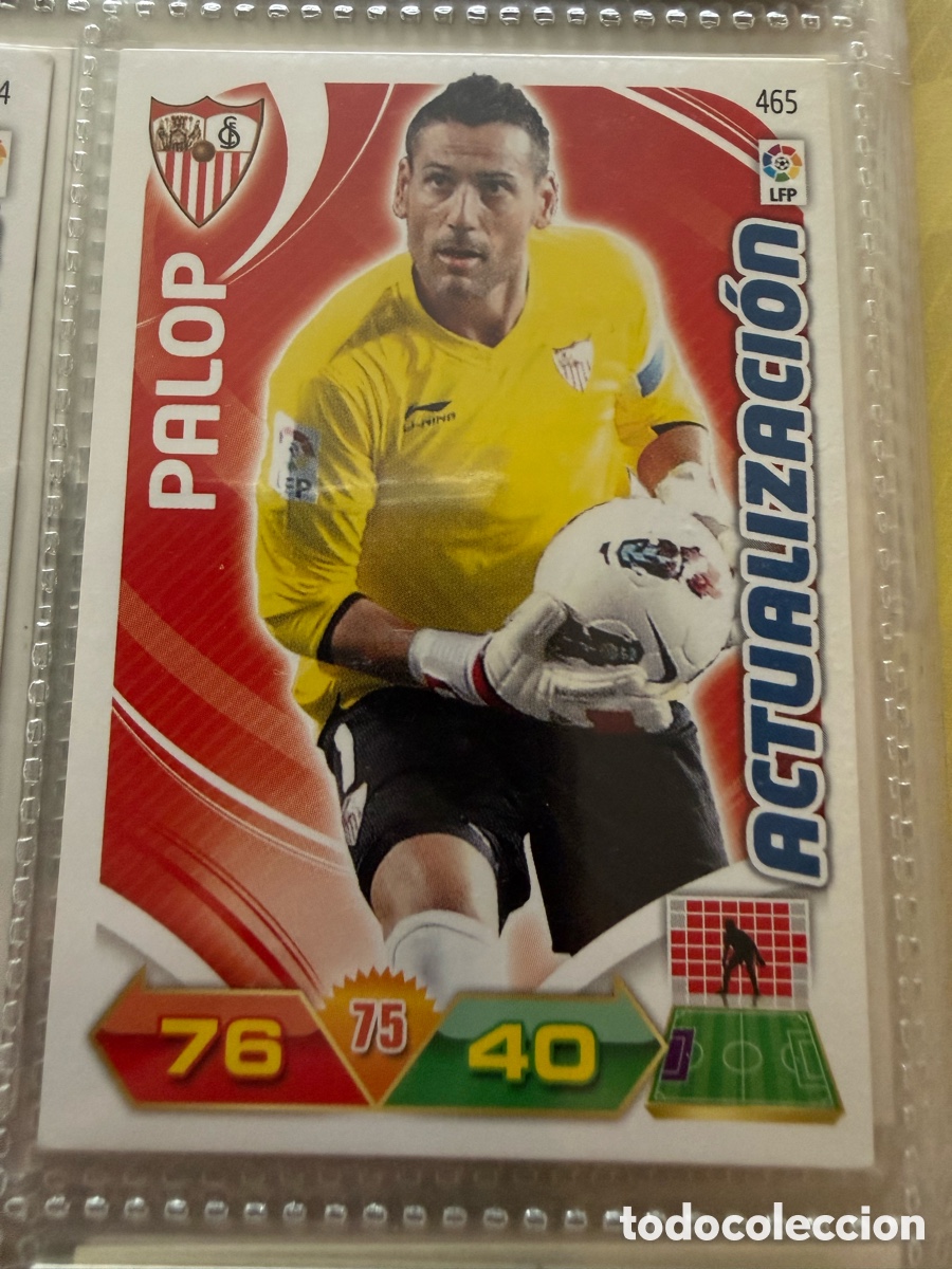Cromos de f&uacute;tbol: ADRENALYN XL. 2011-12. PALOP ( Sevilla ). ACTUALIZACI&Oacute;N
