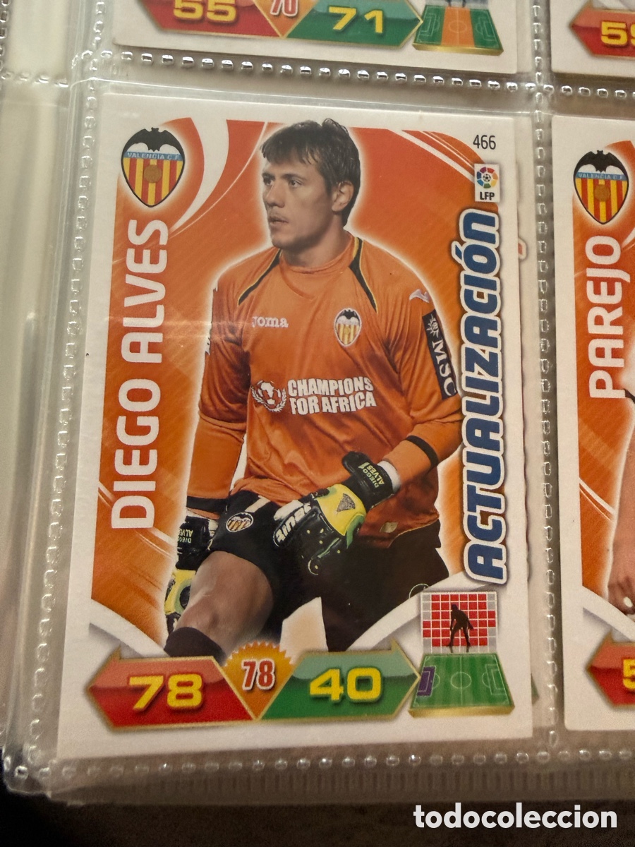 Cromos de f&uacute;tbol: ADRENALYN XL. 2011-12. DIEGO ALVES ( Valencia). ACTUALIZACI&Oacute;N