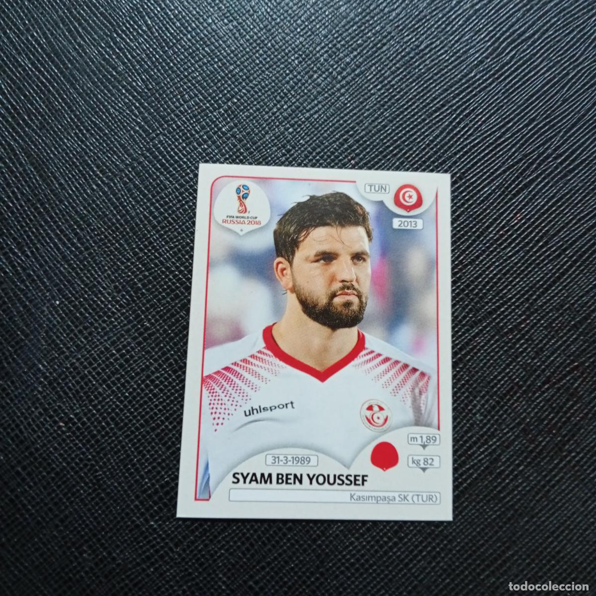 Fu&szlig;ball-Sticker: 556 BEN YOUSSEF TUNEZ PANINI MUNDIAL RUSIA 2018 CROMO FUTBOL 18 - SIN PEGAR - CJ2